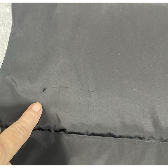 Lands End Vest Mens XL Black Down Puffer Outdoor Active Feathers Streetwear Warm - Picture 11 of 11